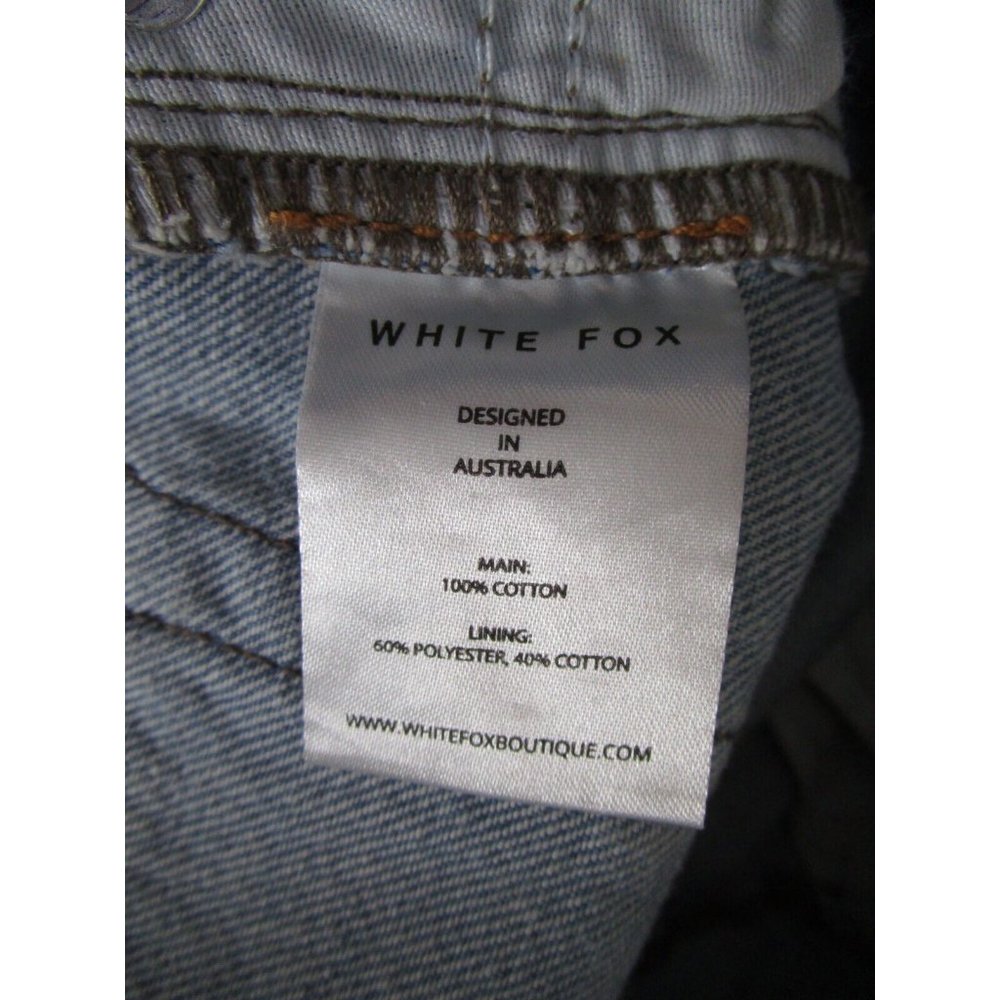 White Fox Boutique Jeans XS Mom High Rise Ripped Boyfriend - Picture 8 of 10